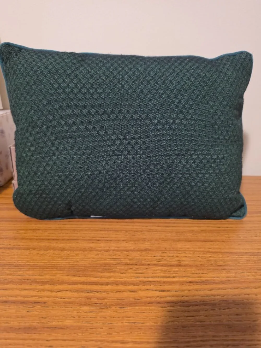 Vintage Christmas Trees Tapestry Throw Pillow Plaid Gingham Check Accent 15x11